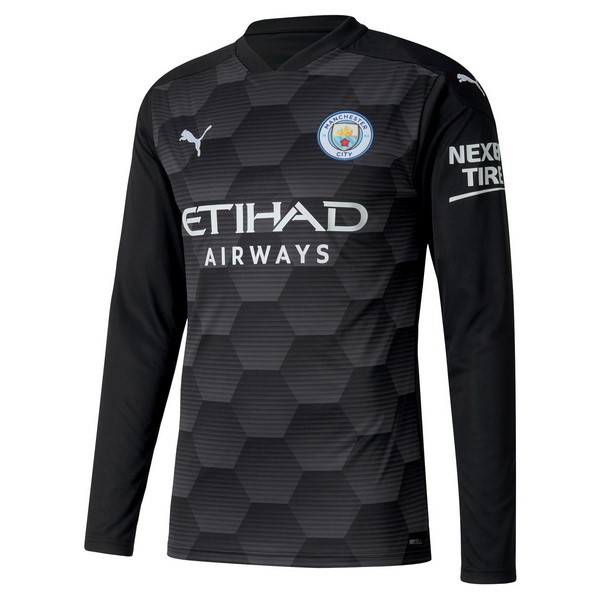 Thailandia Maglia Manchester City Prima ML Portiere 20/21 Nero